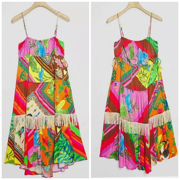 Anthropologie ×Farm Rio Palila Fringed Midi - Picture 4 of 13